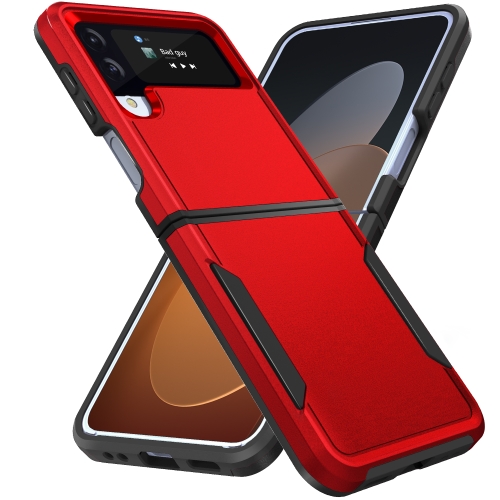  Samsung Galaxy Z Flip 4 Skal Heavy Armor Hybrid Röd