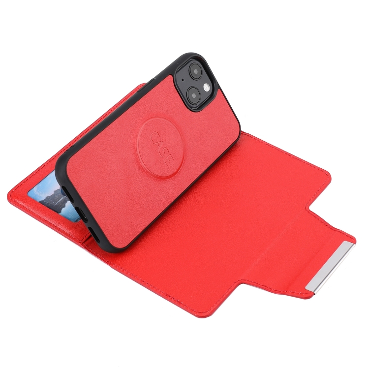  iPhone 14 2in1 Magnet Fodral / Skal Röd