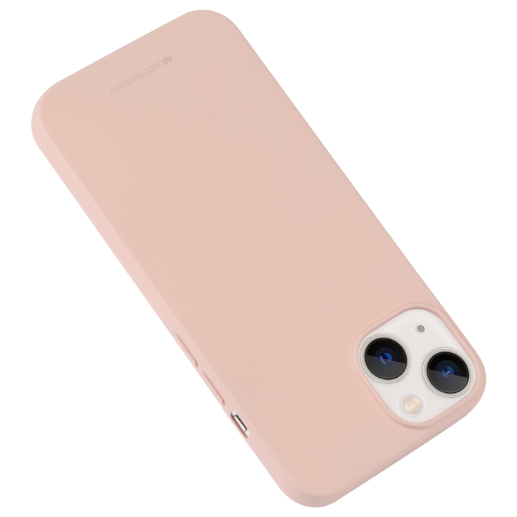 Mercury GOOSPERY Mercury Goospery iPhone 14 Skal Liquid Skin Touch Ljus Rosa