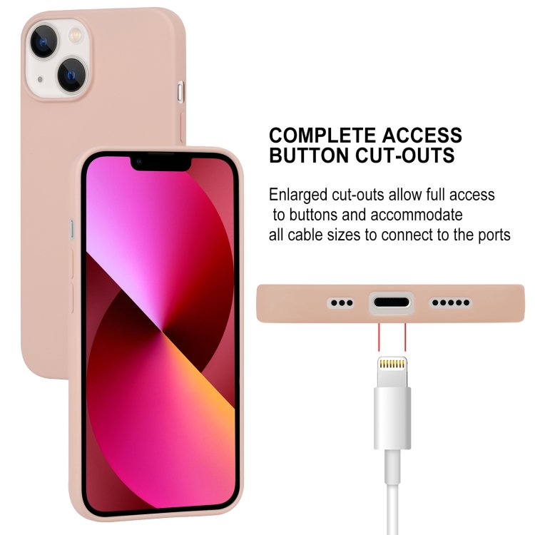 Mercury GOOSPERY Mercury Goospery iPhone 14 Skal Liquid Skin Touch Ljus Rosa
