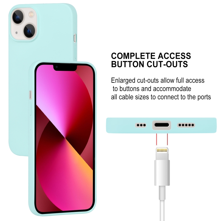 Mercury GOOSPERY Mercury Goospery iPhone 14 Skal Liquid Skin Touch Mint