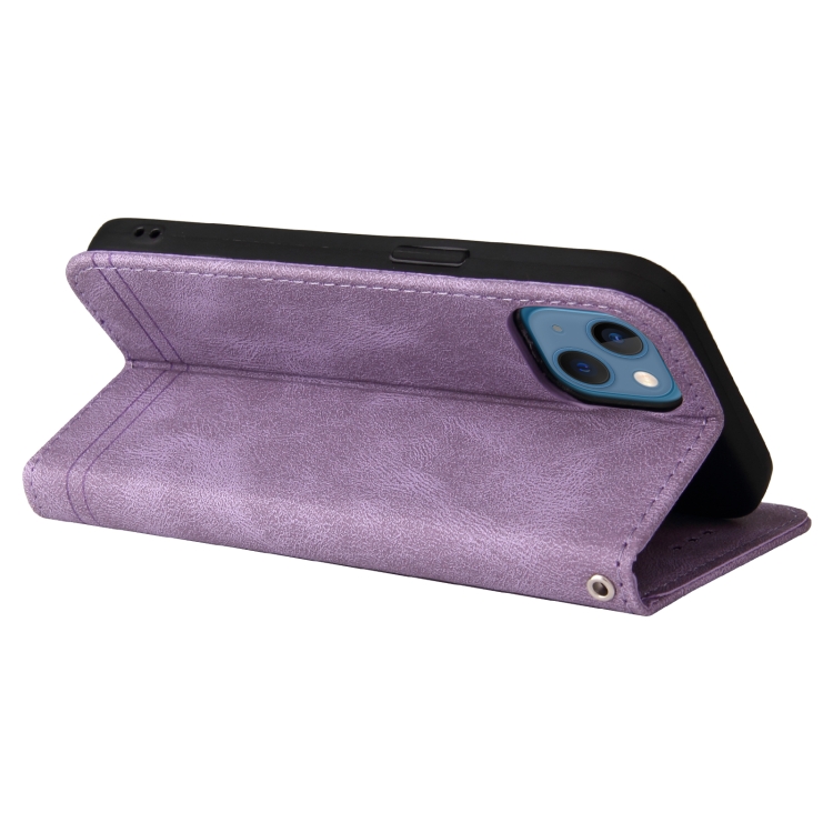  iPhone 14 Fodral Skin Touch Lila
