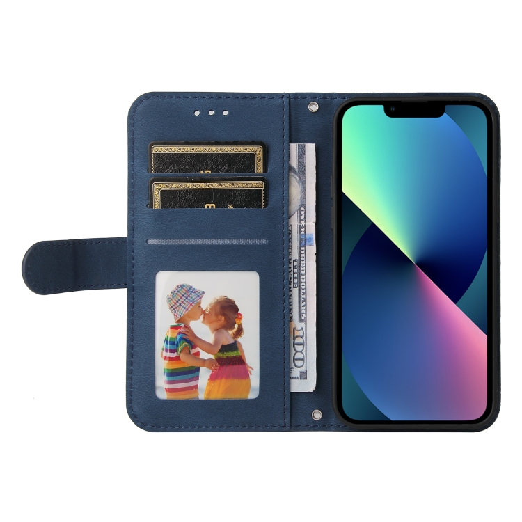  iPhone 14 Fodral Skin Touch Blå