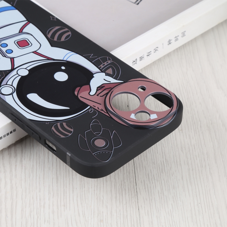  iPhone 14 Skal Spaceman Med Kikare