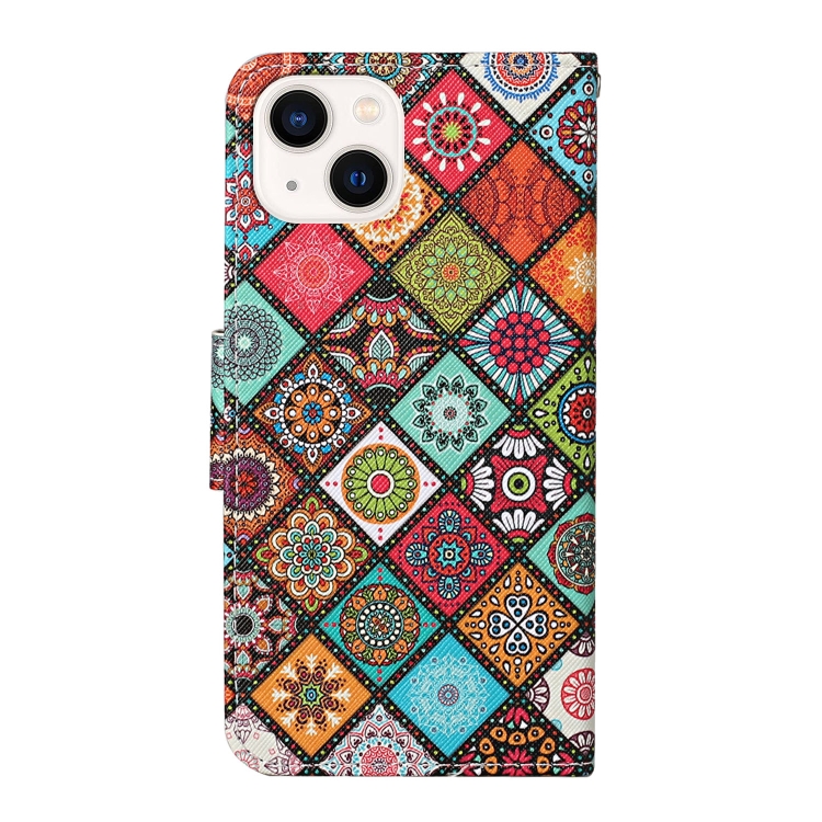  iPhone 14 Fodral Med Tryck Diamond Totem