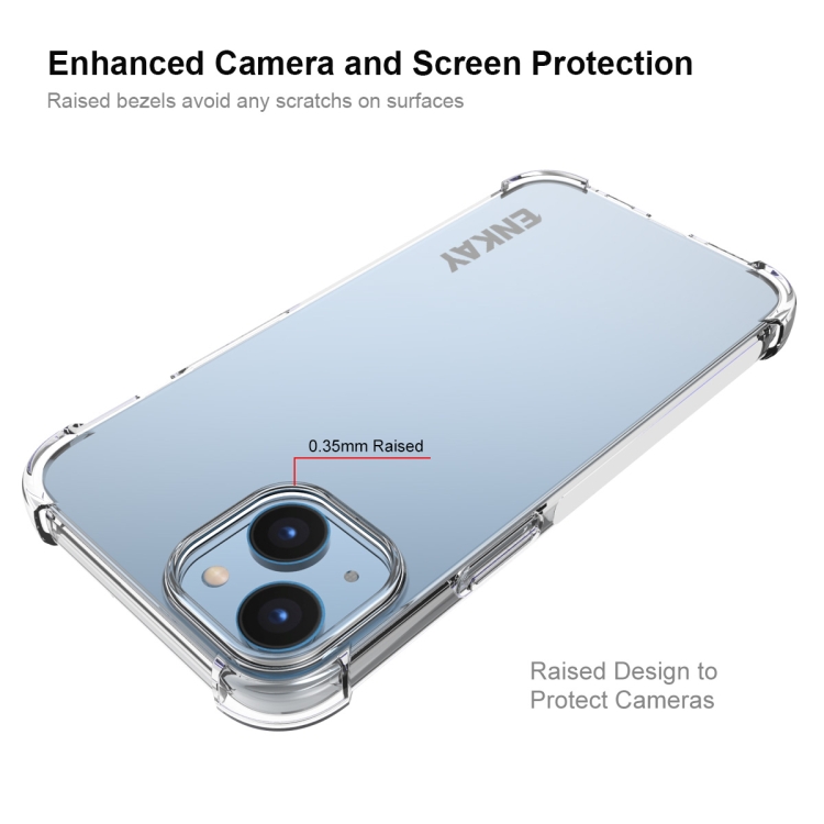 ENKAY ENKAY iPhone 14 Skal Shockproof TPU Transparent