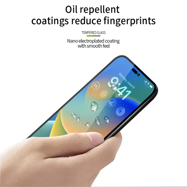 PINWUYO PINWUYO iPhone 14/13/13 Pro Skärmskydd Heltäckande Härdat Glas