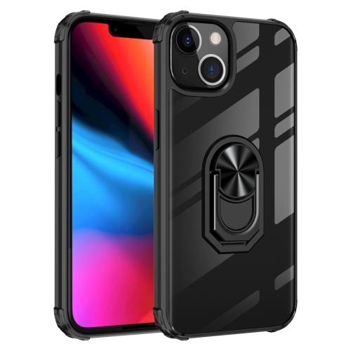  iPhone 14 Plus Skal Shockproof Ring Hybrid Svart