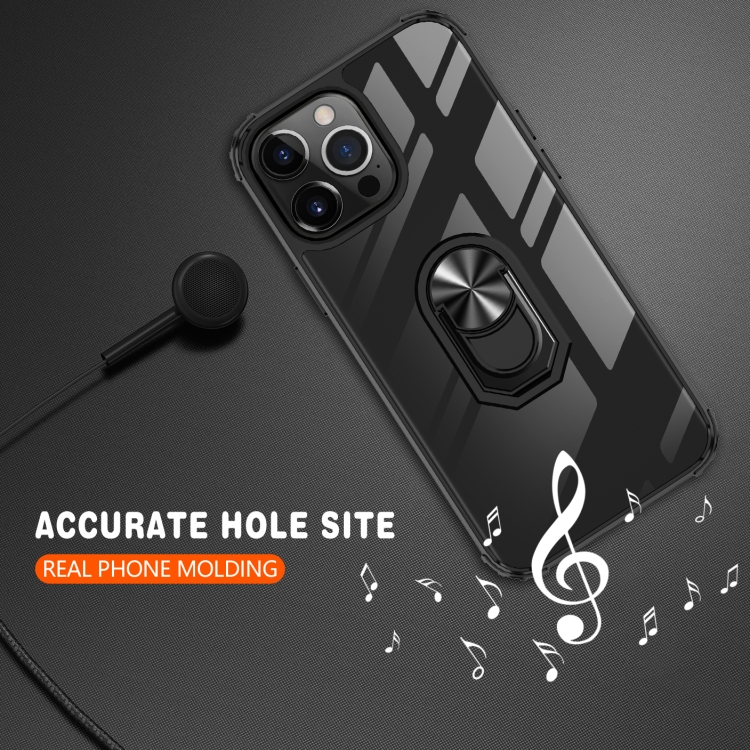  iPhone 14 Plus Skal Shockproof Ring Hybrid Röd