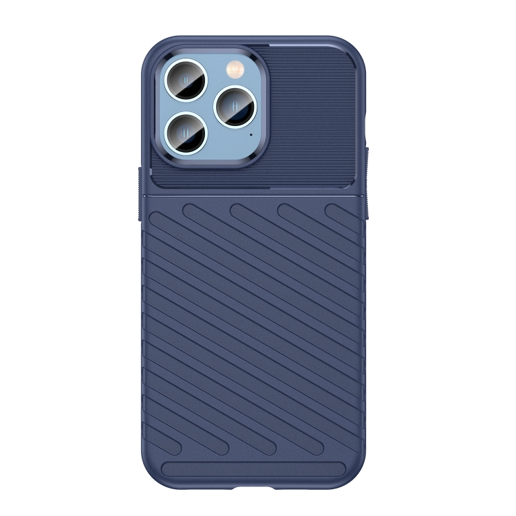  iPhone 14 Plus Skal Twill Textur Blå