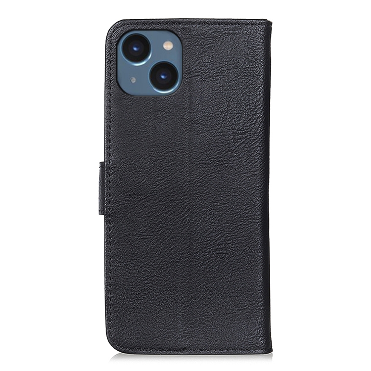 KHAZNEH KHAZNEH iPhone 14 Plus Fodral Läder Svart