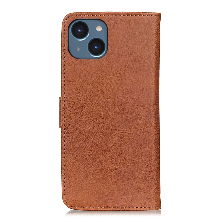 KHAZNEH KHAZNEH iPhone 14 Plus Fodral Läder Brun