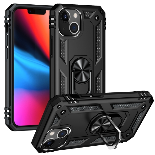 iPhone 14 Plus Skal Shockproof Ring Svart