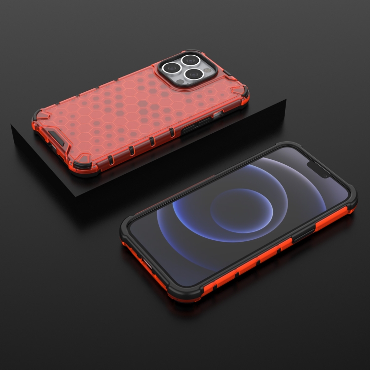  iPhone 14 Plus Skal Shockproof Honeycomb Röd