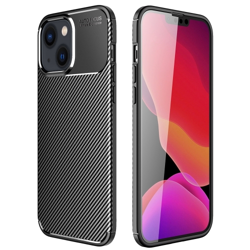  iPhone 14 Plus Skal Kolfiber Textur Svart
