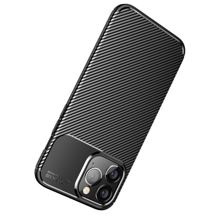  iPhone 14 Plus Skal Kolfiber Textur Blå