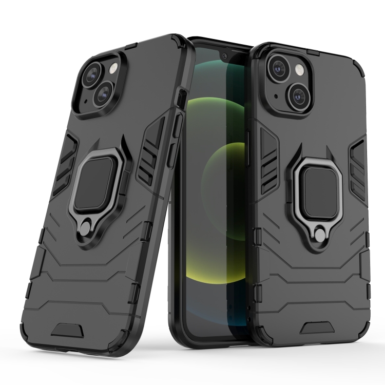  iPhone 14 Plus Skal Ring Armor Hybrid Svart