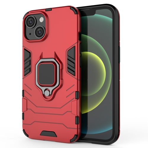  iPhone 14 Plus Skal Ring Armor Hybrid Röd