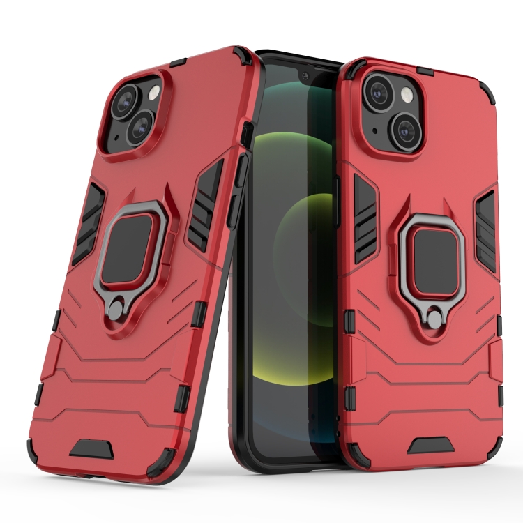  iPhone 14 Plus Skal Ring Armor Hybrid Röd