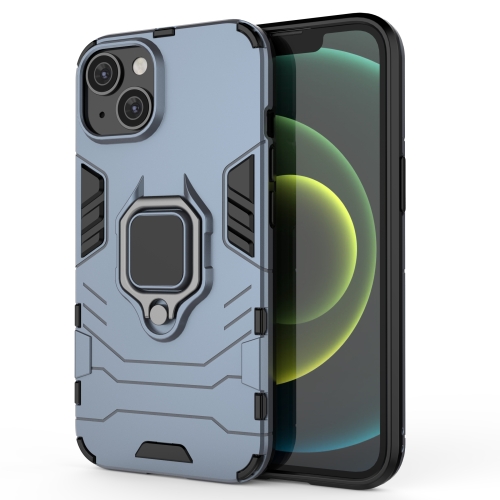  iPhone 14 Plus Skal Ring Armor Hybrid Navy Blue