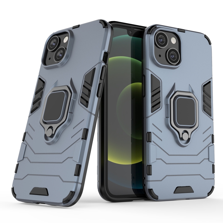  iPhone 14 Plus Skal Ring Armor Hybrid Navy Blue