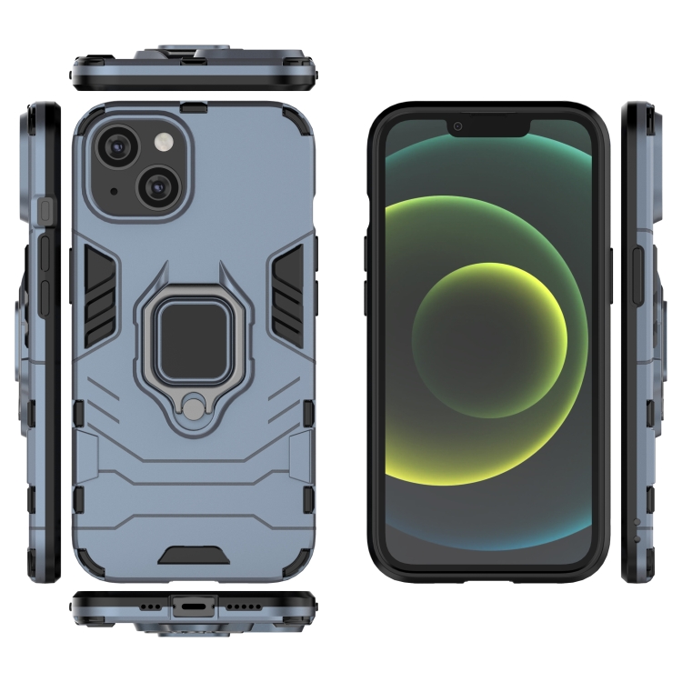  iPhone 14 Plus Skal Ring Armor Hybrid Navy Blue