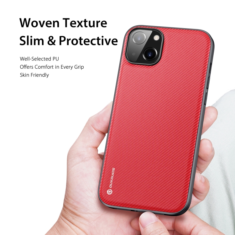 DUX DUCIS DUX DUCIS iPhone 14 Plus Skal FINO Nylon Röd