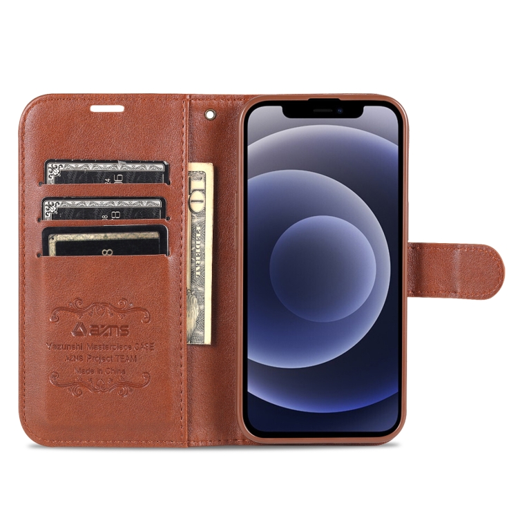 AZNS AZNS iPhone 14 Plus Fodral Läder Svart