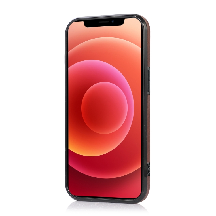  iPhone 14 Plus Skal Med Kortfack Och Magnet Brun
