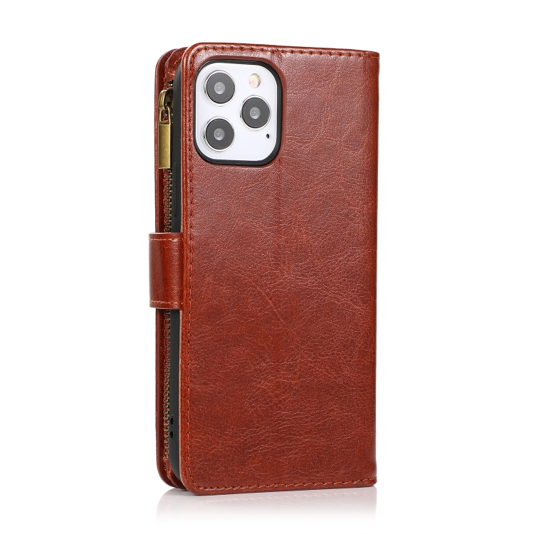 iPhone 14 Plus 9-Korts Plånboksfodral Brun
