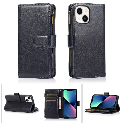  iPhone 14 Plus 9-Korts Plånboksfodral Blå