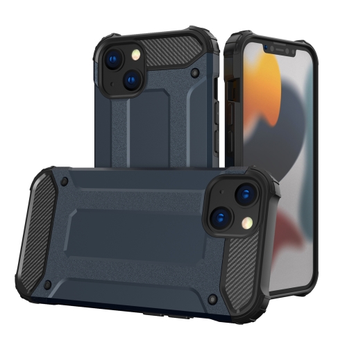  iPhone 14 Plus Skal Shockproof Armor Hybrid Mörk Blå