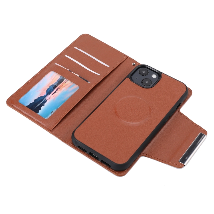  iPhone 14 Plus 2in1 Magnet Fodral Brun