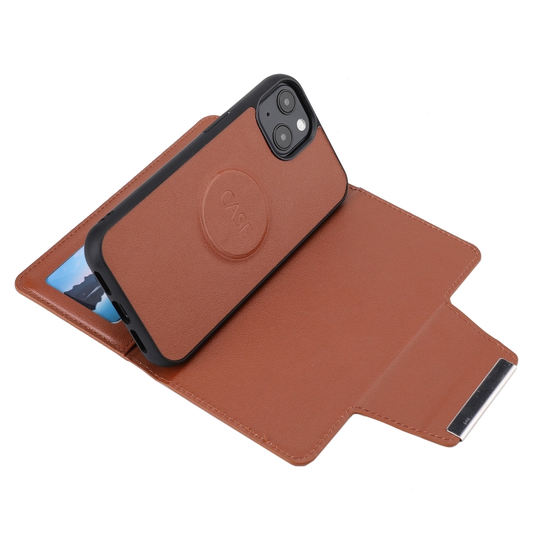  iPhone 14 Plus 2in1 Magnet Fodral Brun