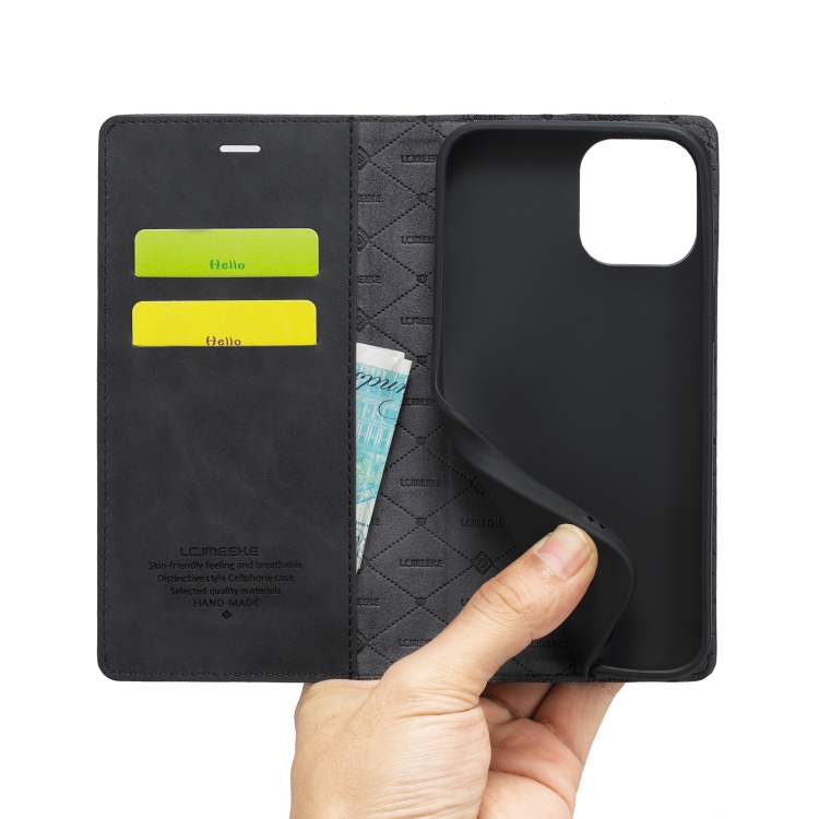 LC.IMEEKE LC.IMEEKE iPhone 14 Plus Fodral Flip Svart