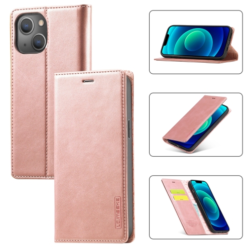 LC.IMEEKE LC.IMEEKE iPhone 14 Plus Fodral Flip Roséguld