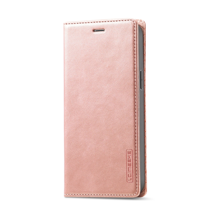 LC.IMEEKE LC.IMEEKE iPhone 14 Plus Fodral Flip Roséguld