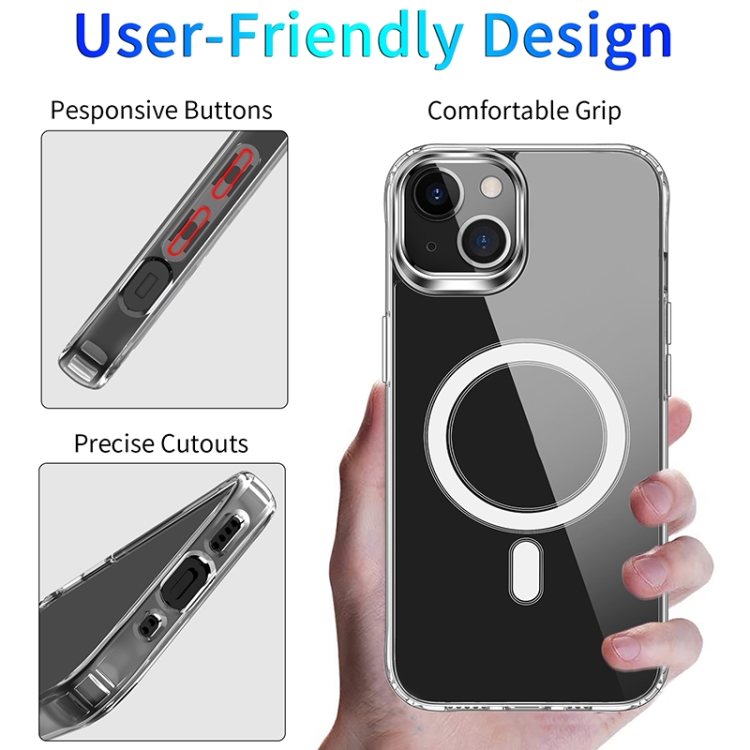 iPhone 14 Plus Skal MagSafe Shockproof Transparent