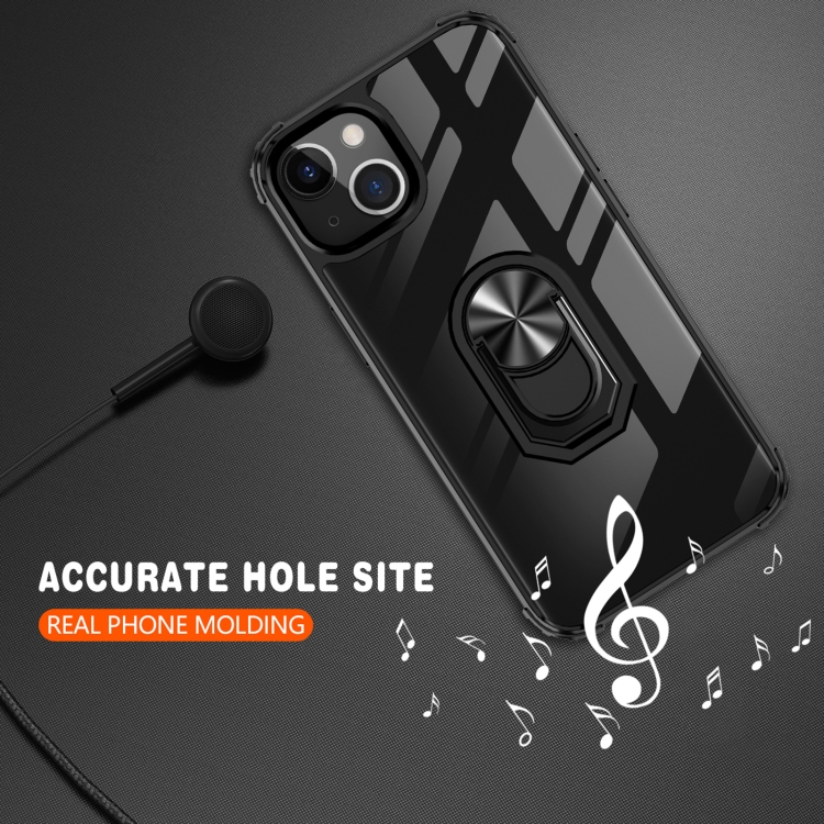  iPhone 14 Pro Skal Hybrid Armor Shockproof Ring Röd
