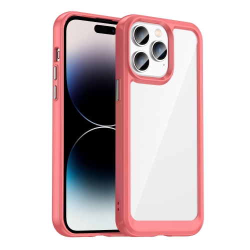  iPhone 14 Pro Skal Akryl/TPU Hybrid Orange