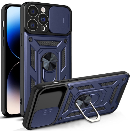  iPhone 14 Pro Skal CamShield Hybrid Ring Blå