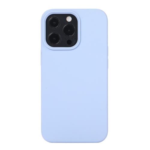  iPhone 14 Pro Skal Liquid Silikon Ljus Lila