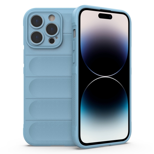  iPhone 14 Pro Skal Magic Shield TPU Ljus Blå