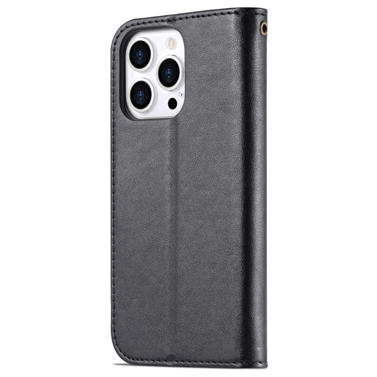 AZNS AZNS iPhone 14 Pro Fodral Läder Svart