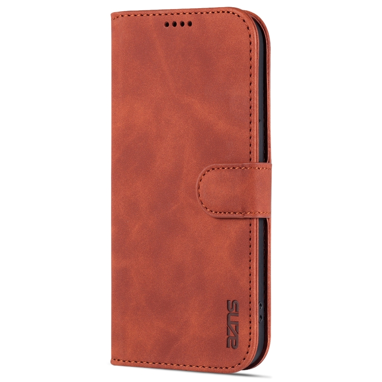 AZNS AZNS iPhone 14 Pro Fodral Läder Brun