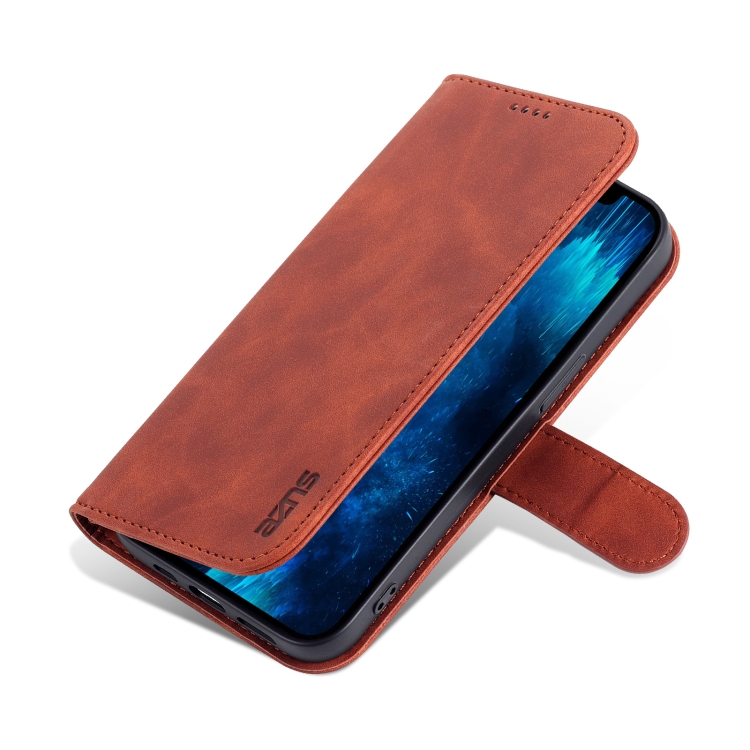 AZNS AZNS iPhone 14 Pro Fodral Läder Brun