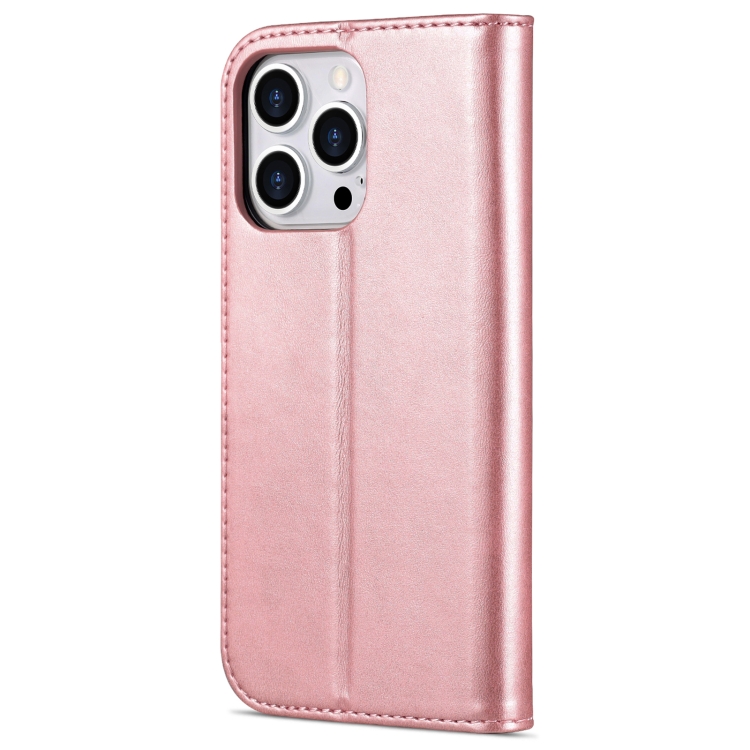 AZNS AZNS iPhone 14 Pro Fodral Läder Roséguld