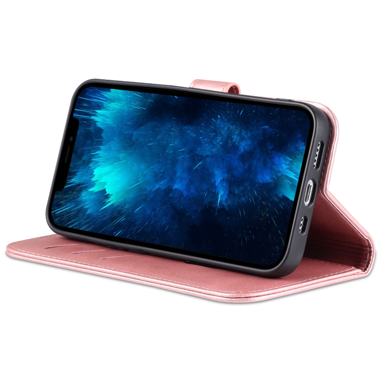 AZNS AZNS iPhone 14 Pro Fodral Läder Roséguld