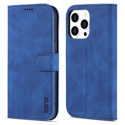 AZNS AZNS iPhone 14 Pro Fodral Läder Blå