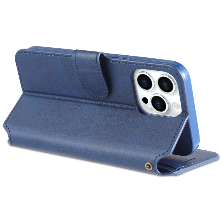 AZNS AZNS iPhone 14 Pro Fodral Läder Blå